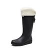 Tall Women's Waterproof Shoes Non-slip and Wear-resistant Rain Shoes Fashionable Korean Version Adult Outer Wear Water Boots Rain Boots