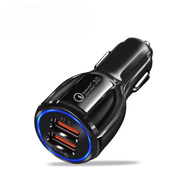 Bowling Ball Design Dual USB QC3.0 Fast Car Charger