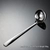 Qianxing 304 Stainless Steel Long Handle Ladle & Slotted Spoon Set (5 Pcs)