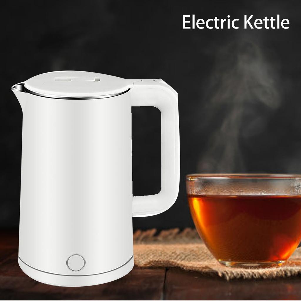 Elektrischer Wasserkocher 2,3L Edelstahl Automatische Abschaltung Heißwasserkocher für Tee Kaffee