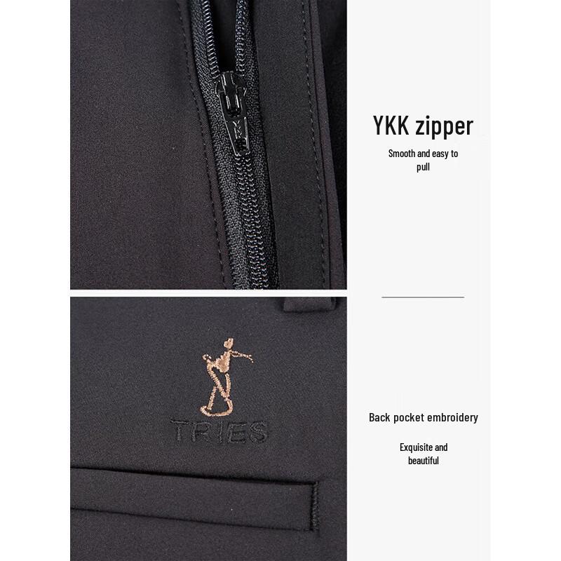 Talent Man Slim-Fit Fleece-Lined Casual Business Pants