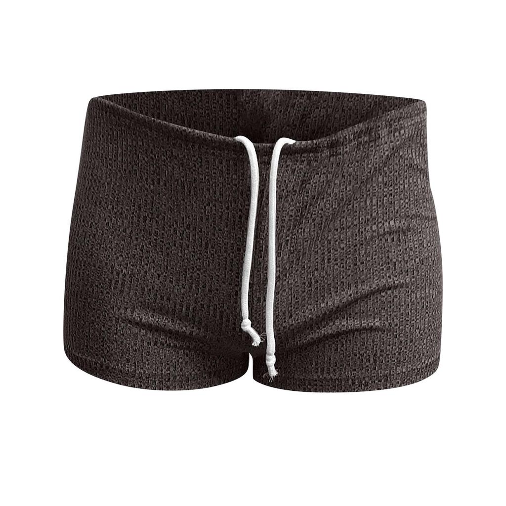 Summer Men's Sexy Strap Shorts Holiday Casual 3/4 Pants