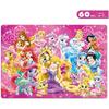 Tenyo Disney Princess Child Puzzle Set 40/60/80 Pieces Antibacterial Coating Storage Cover Ages 3 and Up