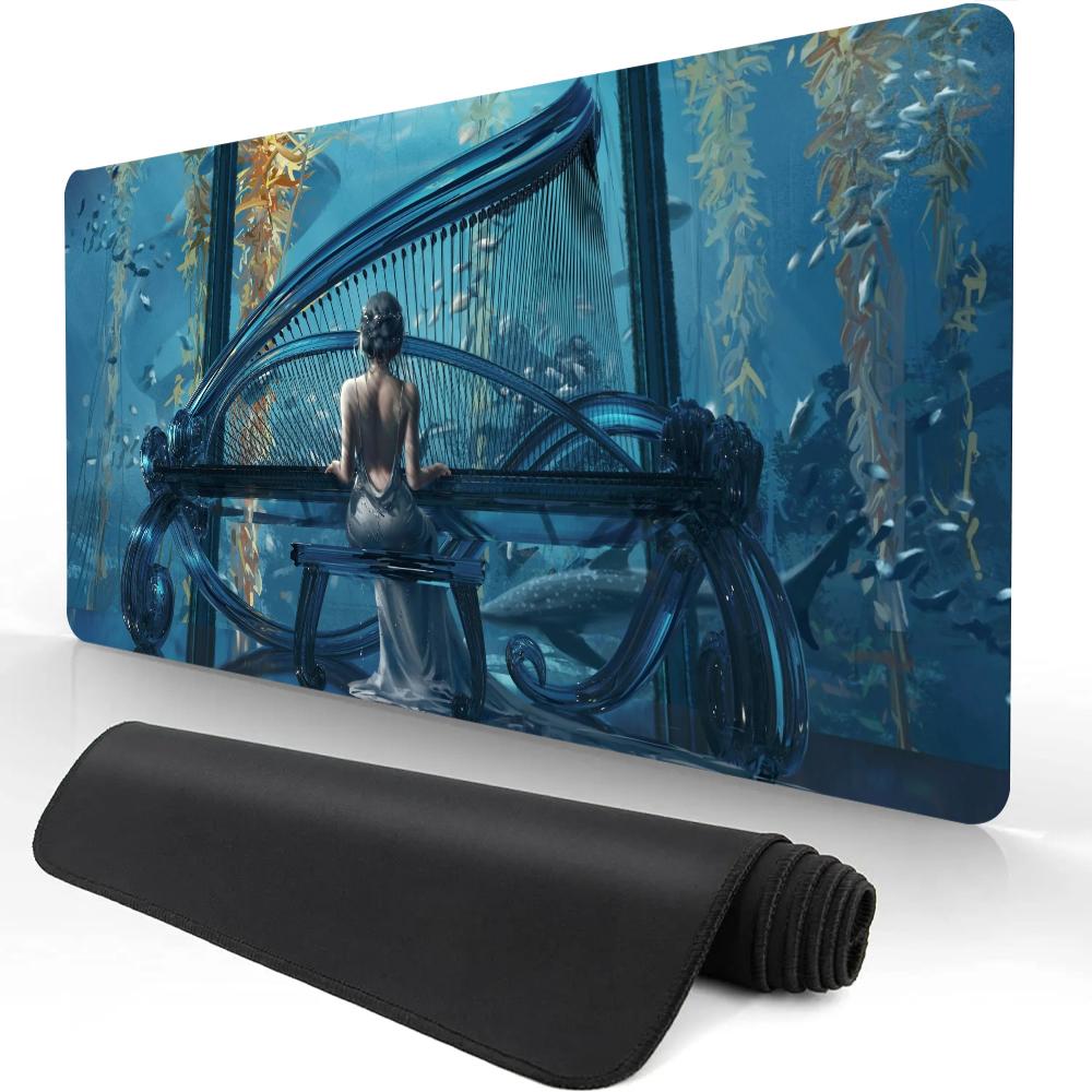 Mousepad Anime Ghost Blade Princess Mouse Pad Gamer XL Computer HD Home Mousepad xmm Esports Mouse Mat NonSlip Durable