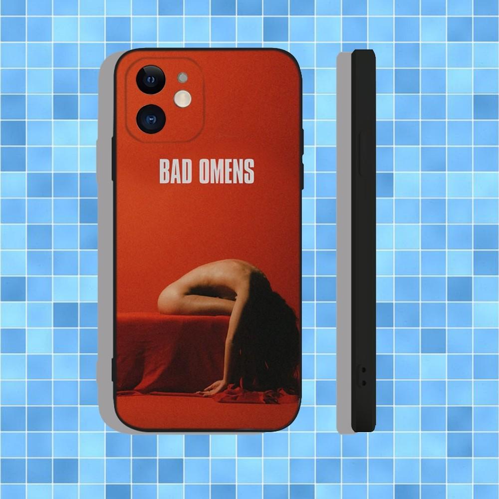 Bad Omens CONCRETE JUNGLE Phone Case For iPhone 16,15,14,13,12,11,Pro,Max,Plus,X,XS,XR,SE,8,7,Mini,Soft Silicone Black Case iPhone13mini