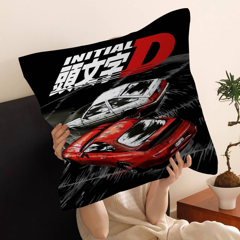 IInitial D AE JDM CAR Personalized Pillow Cover Kids Bedroom Wild Party Decor Pillowcase Kid Birthday Shower Gift