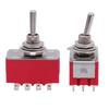 2Pcs 3 Position 12 Pins Mini Toggle Switch Car Boat Switches  Small Electronic Equipment