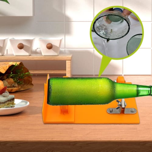 Wine Bottle Cutter Tool, Glass Cutting Kit, Creative Glass Cutter, Bottle Cutter & Glass Cutter Kit for Beer & Wine Bottles, Precise Round Bottle Cutt