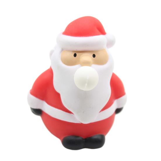 Squeeze Toy Cute Santa Claus Snowman Elk Squishes Toy Soft TPR Stress Relief Vent Toys Fidget Bubble Christmas Decompression Toy Christmas Gift