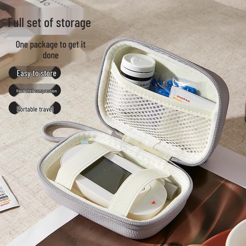 Portable Sugar Meter Storage Pouch for Roche, Sannuo, Yuyue, and Ou Blood Glucose Meters