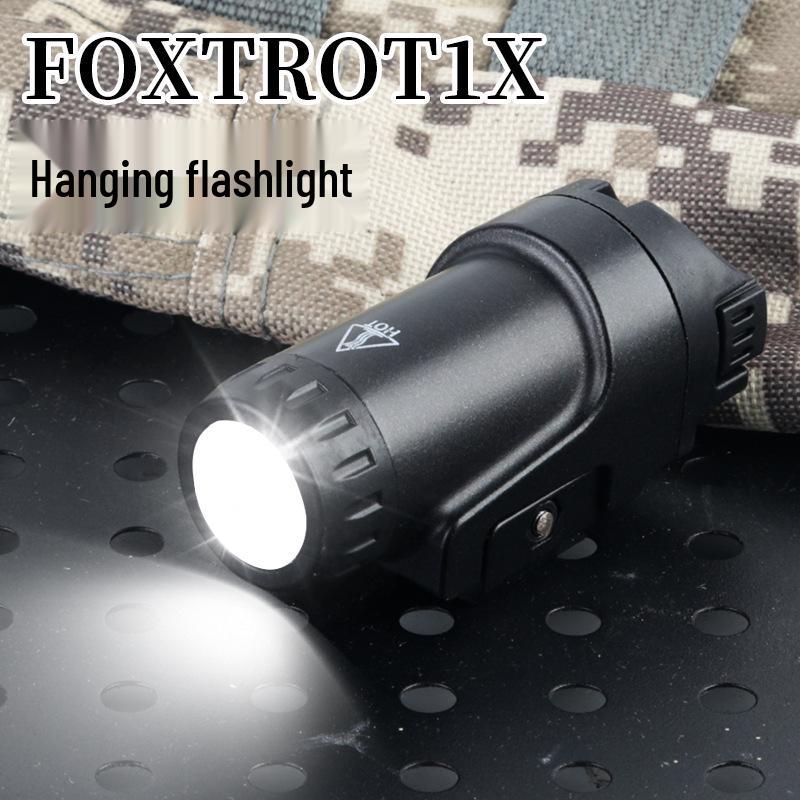 FOXTROT1X Metal Undermount LED Strobe Flashlight - 500 Lumens, 20mm Rail, Outdoor Lighting