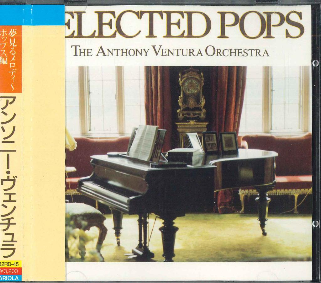 CD ANTHONY VENTURA - Selected POPS 32RD45 NIPPON PHONOGRA 1985 Japan Obi New Age & Easy Listening Used