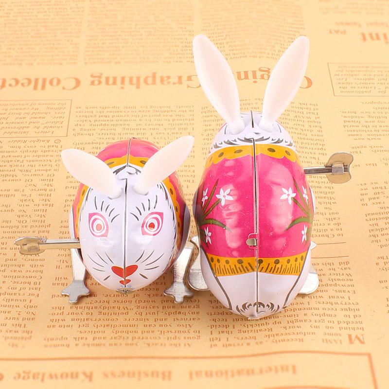 Взрослые Классические Железные Кролики Заводные Игрушечные Игрушечные Прыгающие Кролики — фото 3