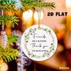 2D Flat "Friends Are A Blessing" Acrylic Desk Decor Plaque, Home Decor Plaque Hanging Wall Art Decorative Garden Decoration for Room Door Signs Hangin