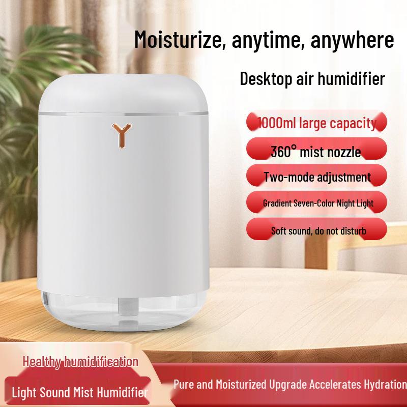 

Портативный настольный увлажнитель воздуха и аромадиффузор - Для дома, офиса или автомобиля