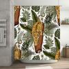 Animal Print Shower Curtain Jungle Tiger Design For Bathroom Decor 180X245Cm Polyester Fabric Waterproof Shower Panel Curtain Wi