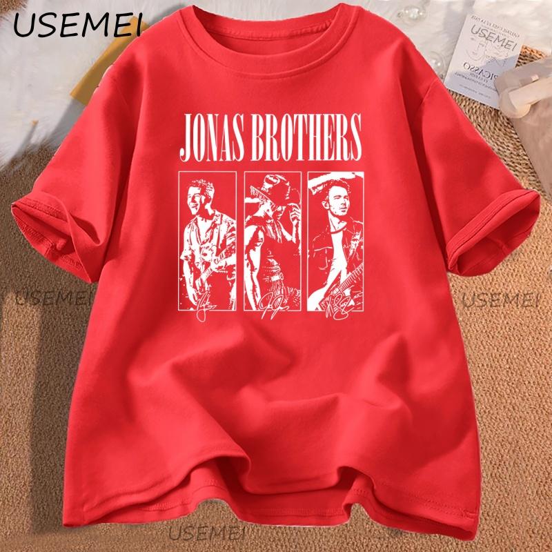 JONAS20 Greetings Tshirt Men Women Retro 90s Tshirt Printed Cotton Short Sleeve Hip Hop Tees Round Neck Casual Streetwear