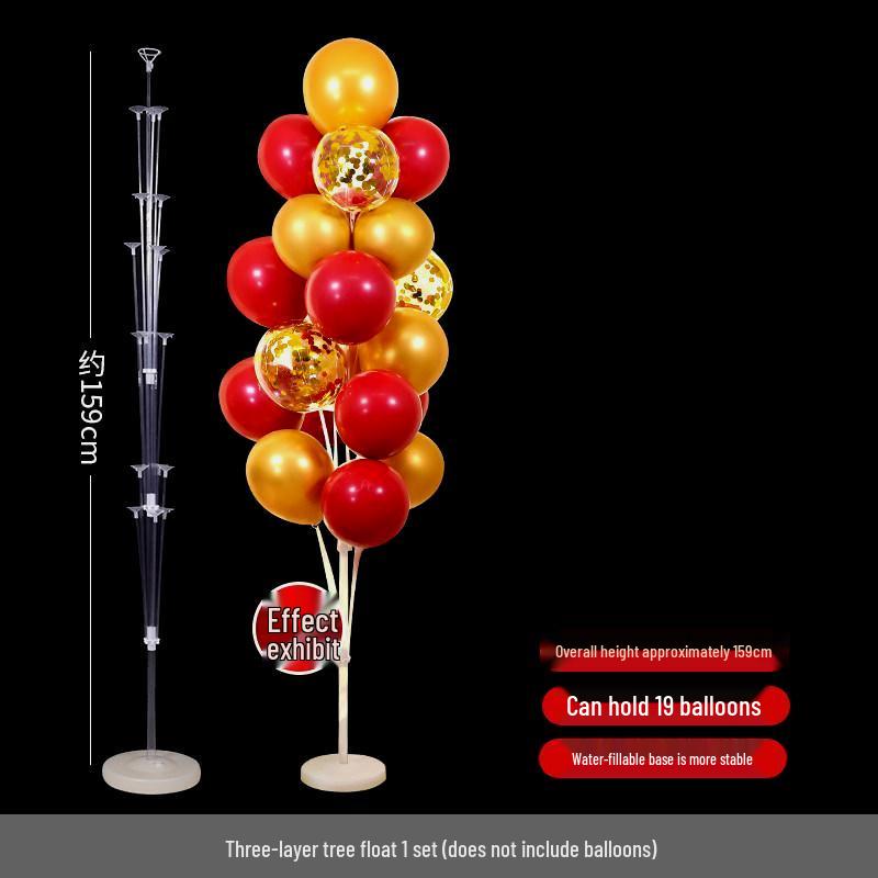 Floor-Standing Balloon Column Stand: Wedding, Birthday, Engagement Decoration