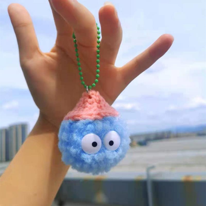 

Мягкий и Милый Цветной Меховой Шарик Такой же, как Пыльный Шарик Креативные Милые Аксессуары для Пряжек для Обуви Плюшевый Брелок-Подвеска Кукла