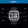 [COJR] Men's Digital Watch, 5 ATM Water Resistant, Multi-Function, Alarm, Stopwatch, Date, Day of the Week, LED Color Light, Popular, Simple,