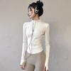 Yoga clothes, tops, professional running sports outdoor jackets, quick-drying fitness clothes, women's Pilates training clothes