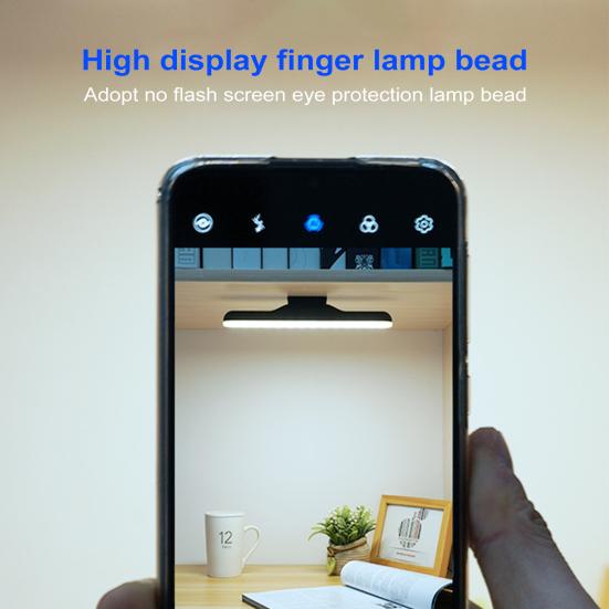 Mirror Light Eye Touch Control Protection Wireless Portable Makeup Hanging Lamp for Bathroom