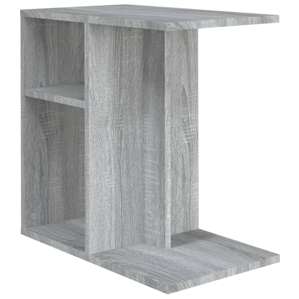 Side Table Gray Sonoma 50x30x50 Cm Particleboard