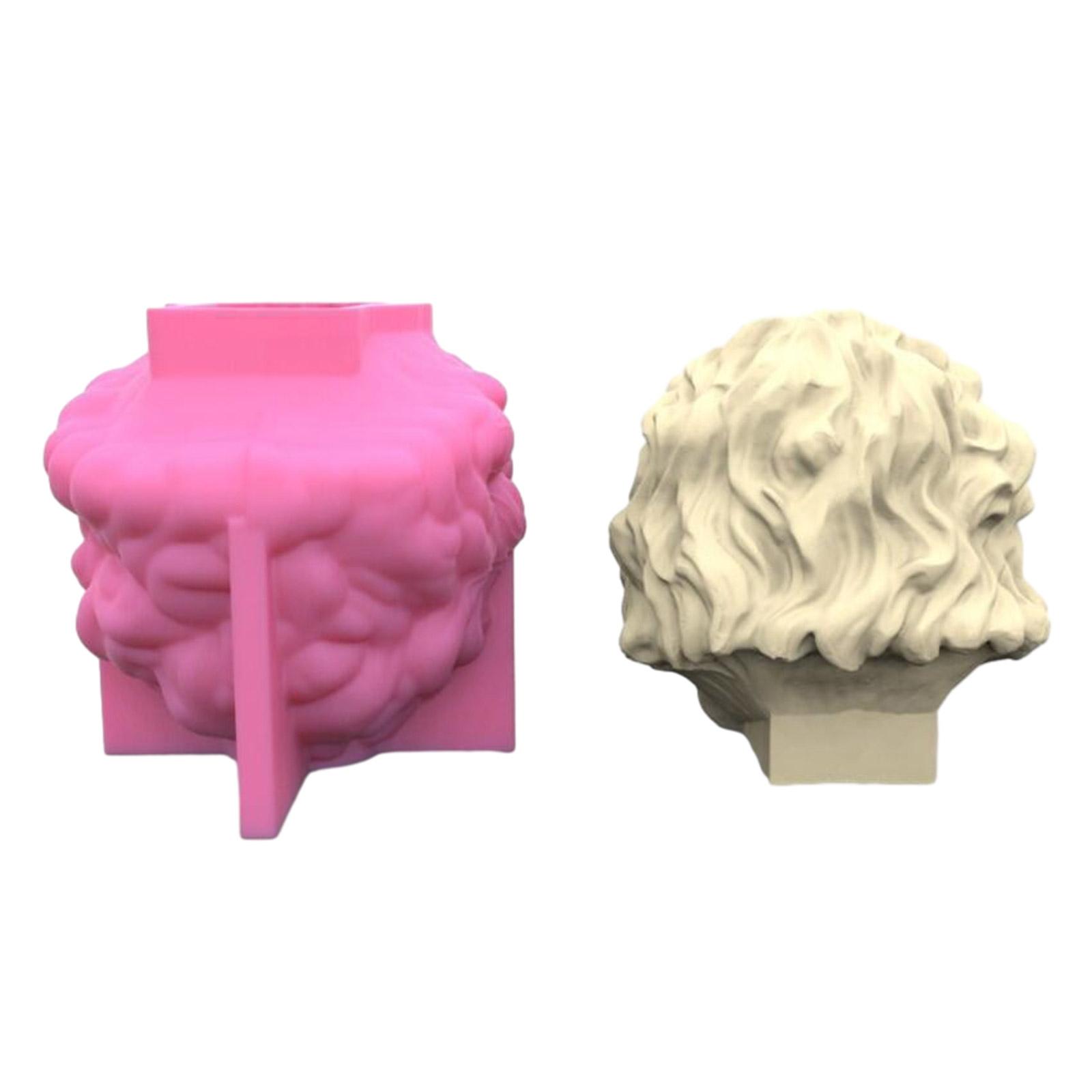 

Epoxy Handmade Soap Mold Lion Heads Decor Candle Mold for DIY Decoration Making Soap Candle Melt Resin Clay Crafts 1