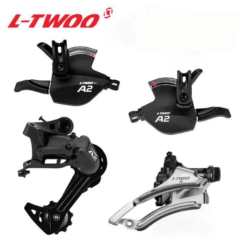 LTWOO Blueprint A2 Mountainbike: 21-Gang-Schaltwerk, 7-Gang-Drehgriffschalter, Vorder- und Hinterradschaltwerk, Kettenblatt.