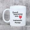Isländisches Pferd - Tasse mit einem Pferd, personalisierte Tasse mit Aufdruck, ein klassisches Geschenk für jeden von der Marke Art-Dog