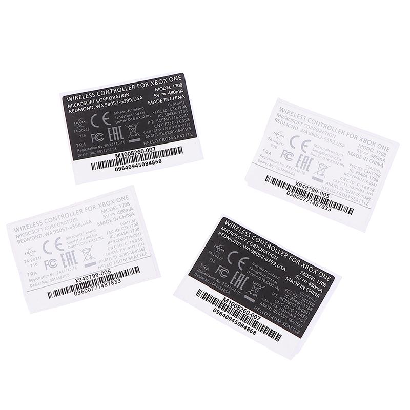 2Pcs Black White Lable Seals Sticker For Xbox One S Wireless Controller Sticker