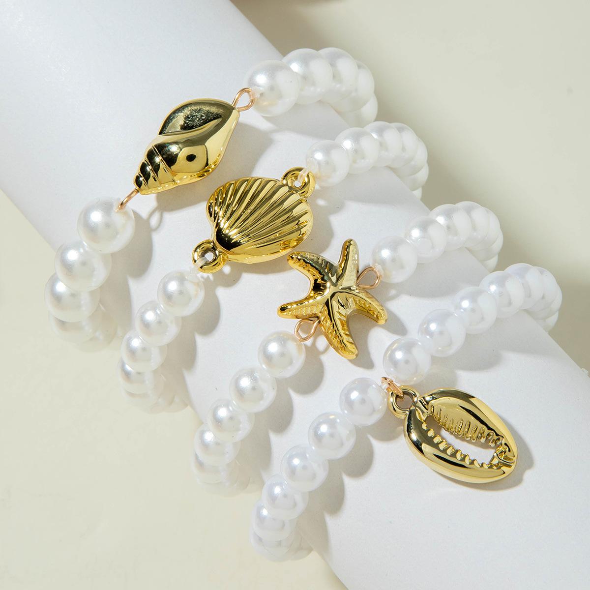 Аксессуары, Премиальные богемные браслеты с бусинами, Браслеты жемчужные в морском стиле Оптом