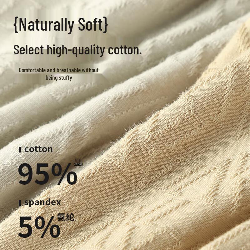 TINSINO Men's Xinjiang Cotton Antibacterial Seamless Underwear