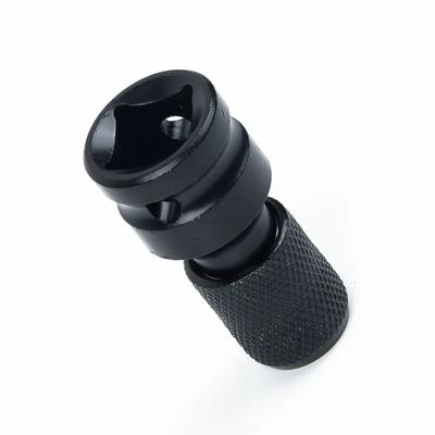 Hot 1pcs Drill Chuck Adapter Verbinder Replacement Drill Chuck Converter Accessory Konvertieren 1/2’’ Drive To 1/4’’ Hex Schwarz