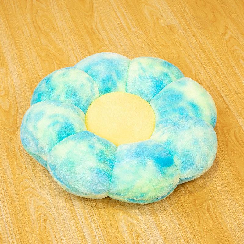 Kawaii Rainbow Sun Flower Cushion Plush Pillow Toy Soft Cartoon Plant Stuffed Doll Chair Cushion Car Decor Lovers Birthday Gifts