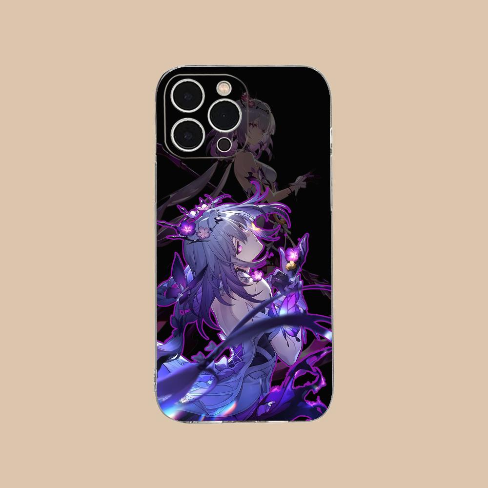 

HSR Castorice Clear TPU Mobile Case for iPhone 17 16 15 14 13 12 11 X XR XS Air Pro Max Plus Mini Colorful Cover iPhone XS Max