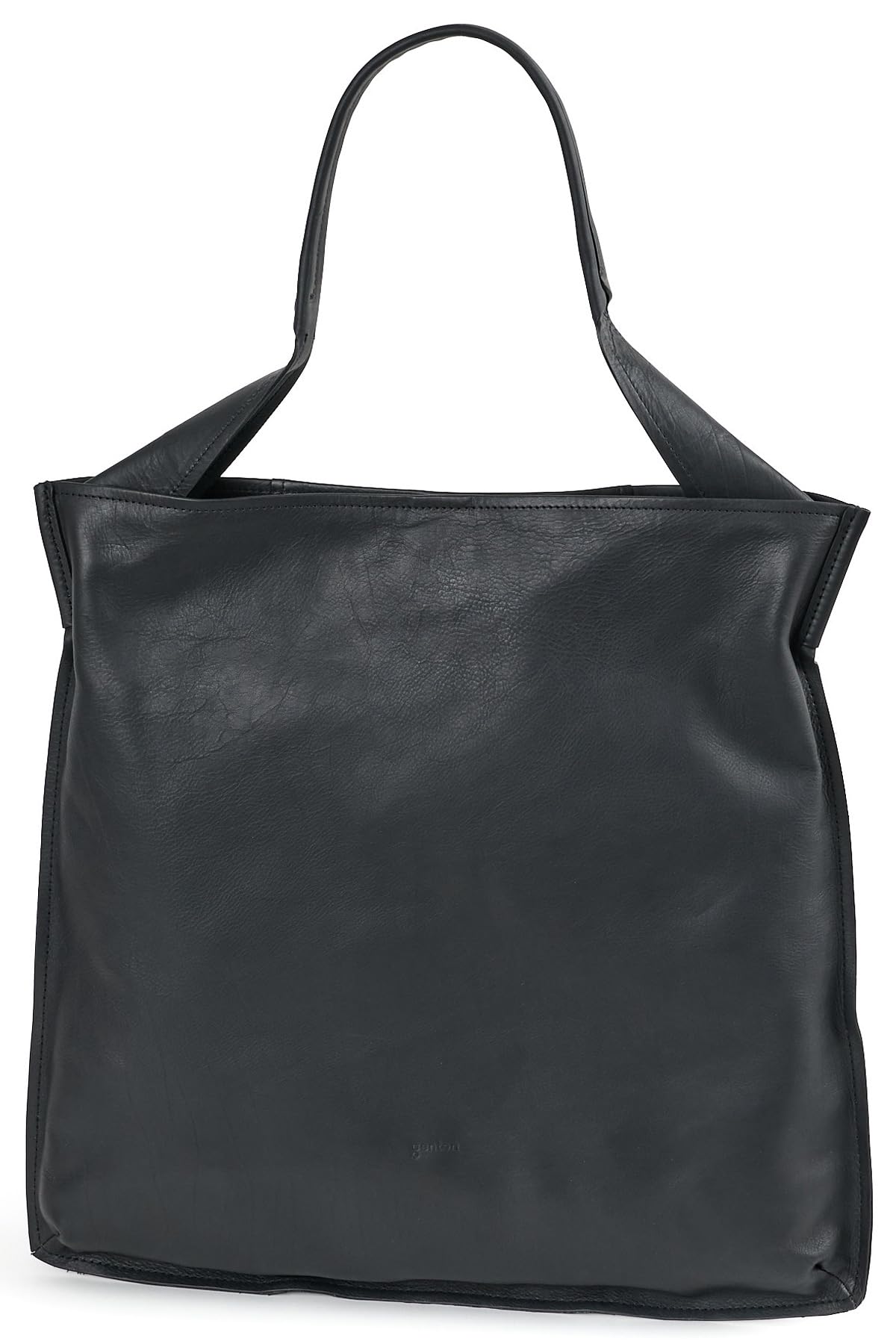 

Genten Genuine Leather Handbag, Women s, Black, GE-43729-10 чорний