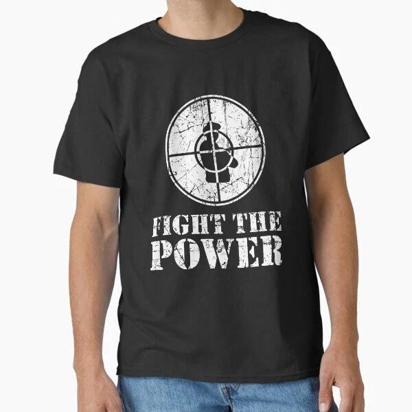 Fight The Power Classic Tshirt Made In Usaaus Tshirt S2xl S