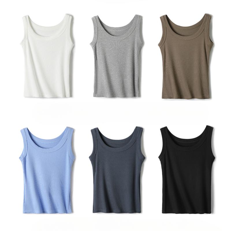 Strap Vest Sleeveless Base Shirt Summer Threaded Women's Vest