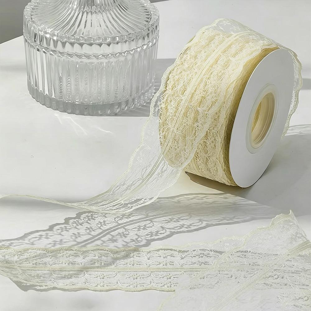 25 Yards Lace Ribbon 4.5cm DIY Decor Creative Gifts Packaging Material