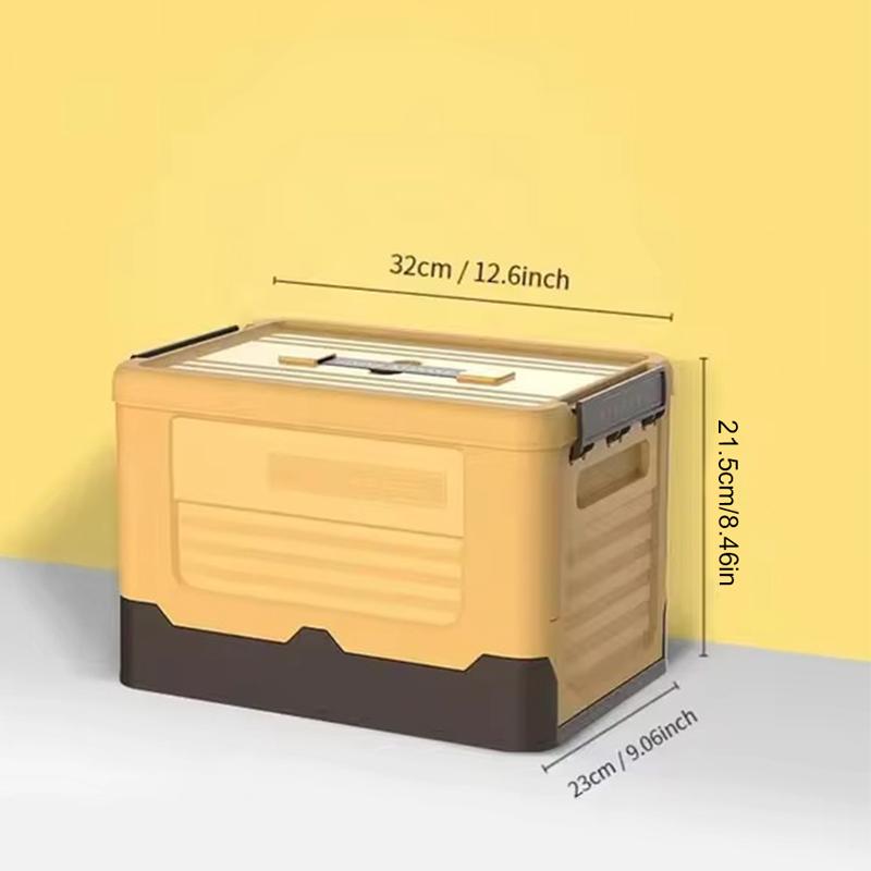 

Складной ящик для хранения из полипропилена, ящик для хранения из высокопрочного материала, большая вместимость, органайзер для одежды и игрушек, одно отделение, большое пространство