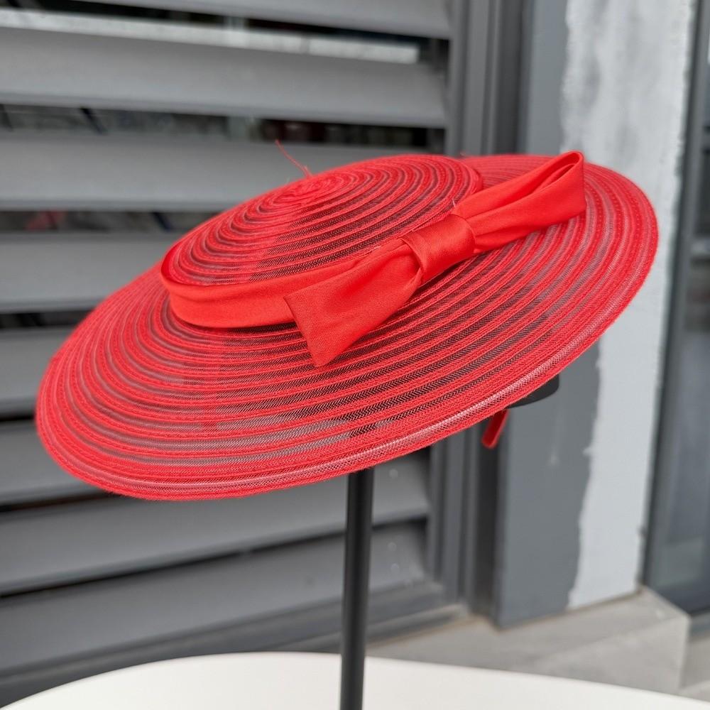 Elegant Wide Brim Fascinator Sun Protection Mesh Fascinator Fashion Kentucky Hat Women’s