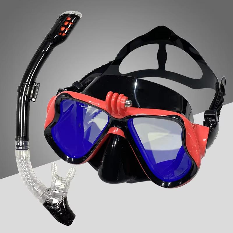 

Большая рамка мужские и женские очки для дайвинга набор маска и трубка average size