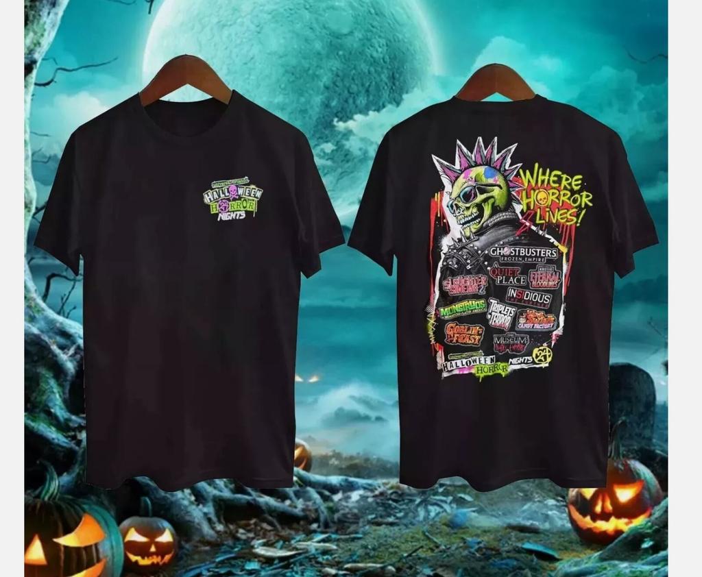 Halloween Horror Nights 2026 House Lineup Universal Studios T-Shirt Gift S-5XL
