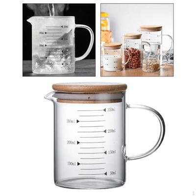 Borosilicate Measuring Jugs Glass Liquid Cup Transparent for Stovetop