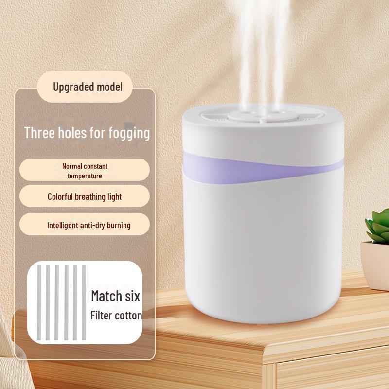 Dual-Function Humidifier and Night Light with Remote Control – Silent, Large-Capacity Aromatherapy Device for Bedroom