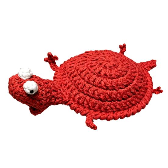 Funny Crochet Lizard Coaster Handmade Knitted Animal Cup Mat 3D