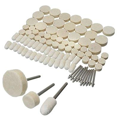 Rodded Wool Felt Polishing Wheel for Rotary Tools: Jewelry, Glass, Metal, Ceramic