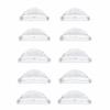 Bodermincer Eyelash Perm 5 Silicone Perm Sensitive Home Salon Transparent Rods, Pairs, Rods, Self-Adhesive, Soft, Skin, Use, Use, Reusable,