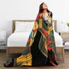 One Punch Man Saitama Anime Graphic Super Warm Blanket  Picnic Plush Bedding Throws Print Flannel Bedspread Sofa Bed Cover